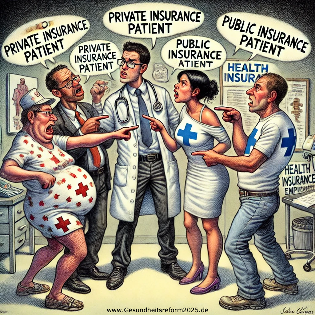 Krankenhausreform Gesundheitsreform Diskriminierung GKV PKV - Wer ist schuld?